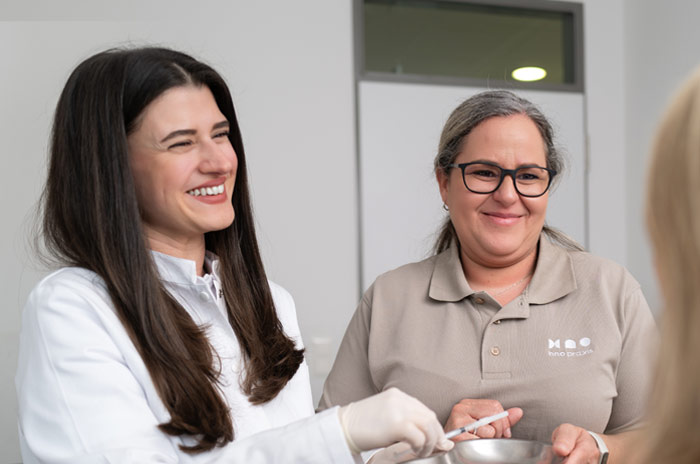 Das Team der HNO-Praxis in Bruchsal. 